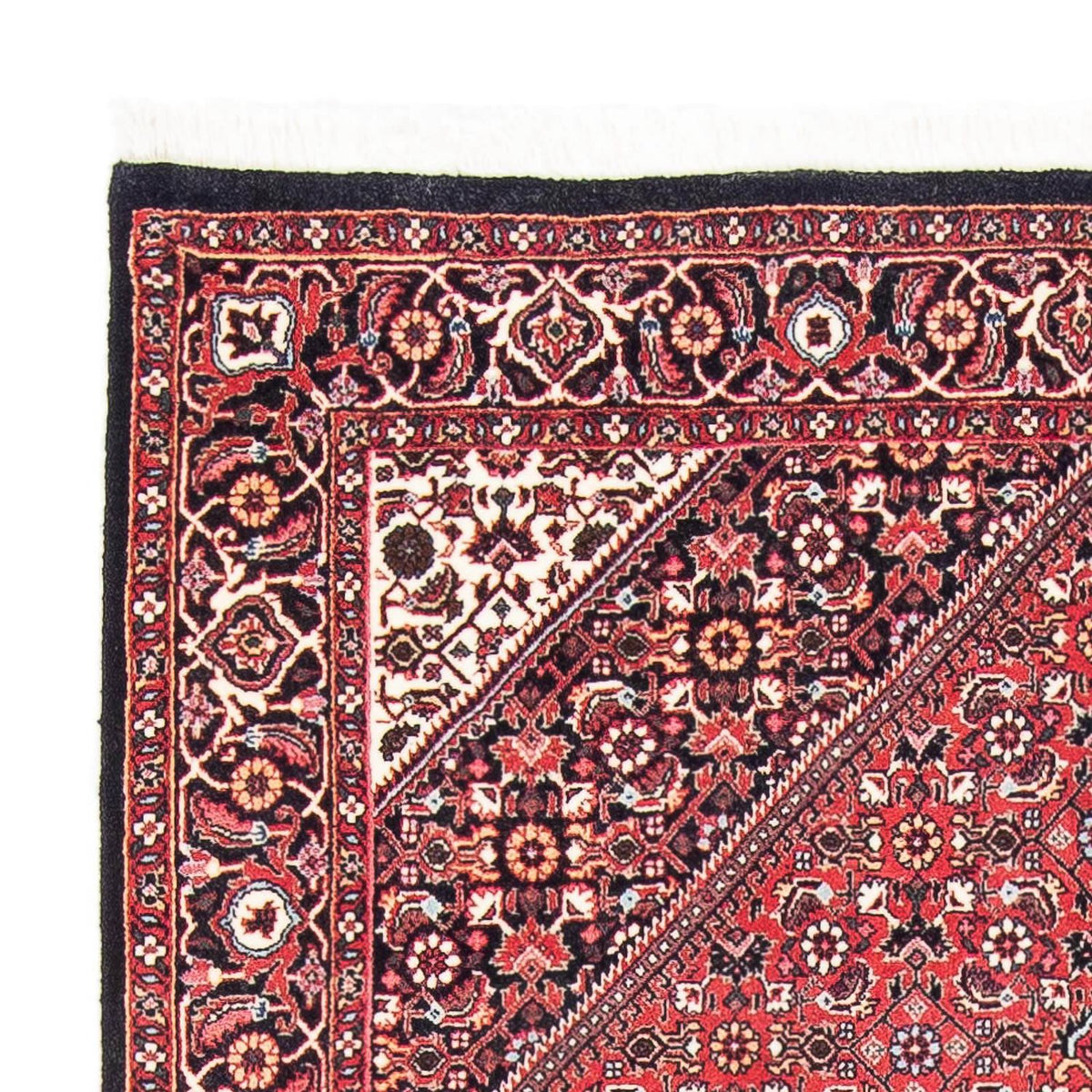 Alfombra persa - Bidjar - 185 x 111 cm - rojo claro