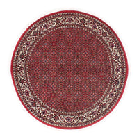 Alfombra persa - Bidjar redondo  - 150 x 150 cm - rojo oscuro