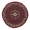 Alfombra persa - Bidjar redondo  - 150 x 150 cm - rojo oscuro
