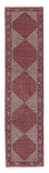 Alfombra de pasillo Alfombra persa - Bidjar - 403 x 86 cm - rojo oscuro