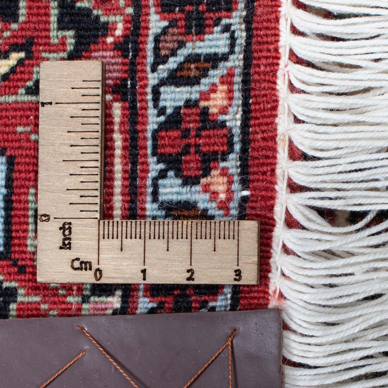 Alfombra de pasillo Alfombra persa - Bidjar - 403 x 86 cm - rojo oscuro