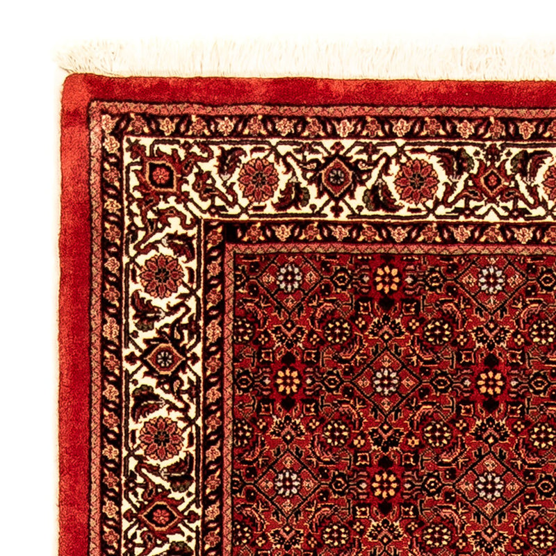 Alfombra de pasillo Alfombra persa - Bidjar - 292 x 78 cm - rojo oscuro