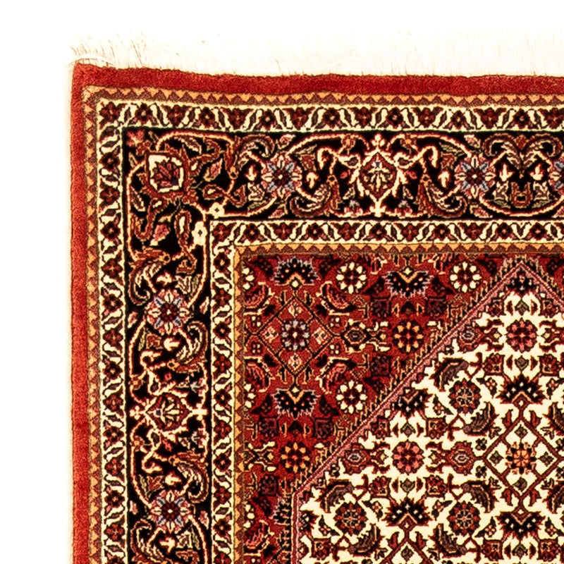 Alfombra de pasillo Alfombra persa - Bidjar - 314 x 85 cm - rojo oscuro