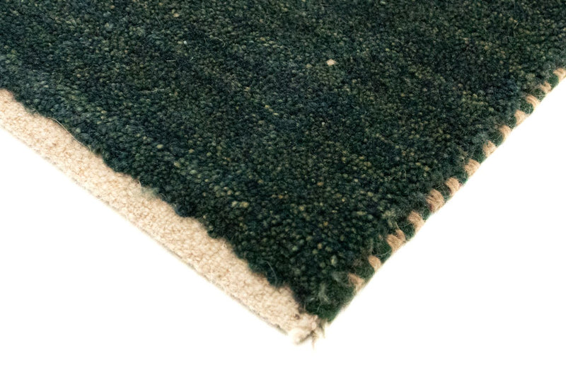 Alfombra Gabbeh - Persa - 91 x 60 cm - verde marino