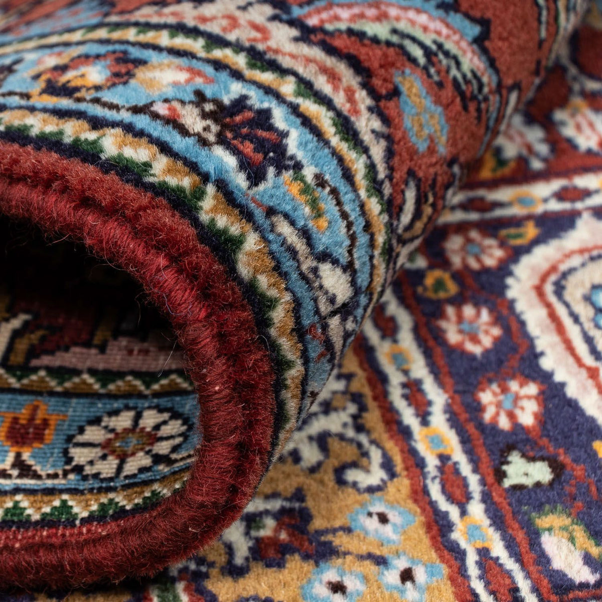 Alfombra persa - Clásica - 235 x 173 cm - rojo oscuro