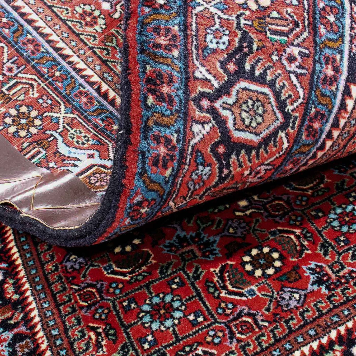 Alfombra persa - Bidjar - 180 x 110 cm - salmón