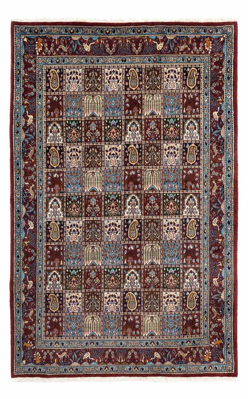 Alfombra persa - Clásica - 242 x 165 cm - rojo oscuro