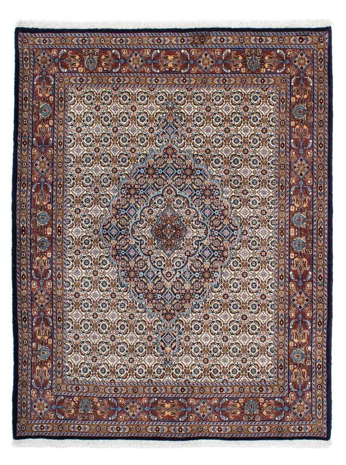 Alfombra persa - Clásica - 195 x 153 cm - azul oscuro