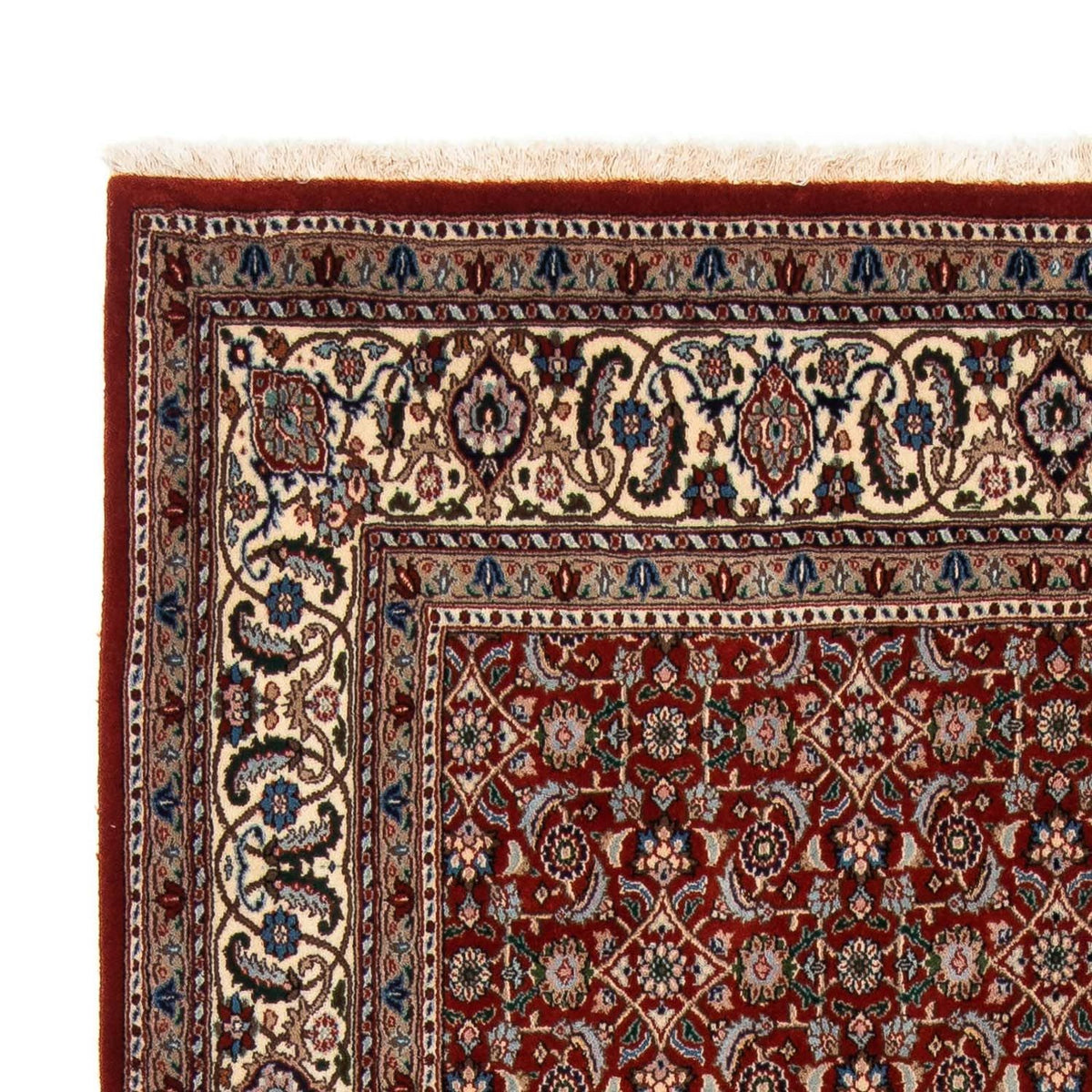 Alfombra persa - Clásica - 218 x 155 cm - rojo oscuro