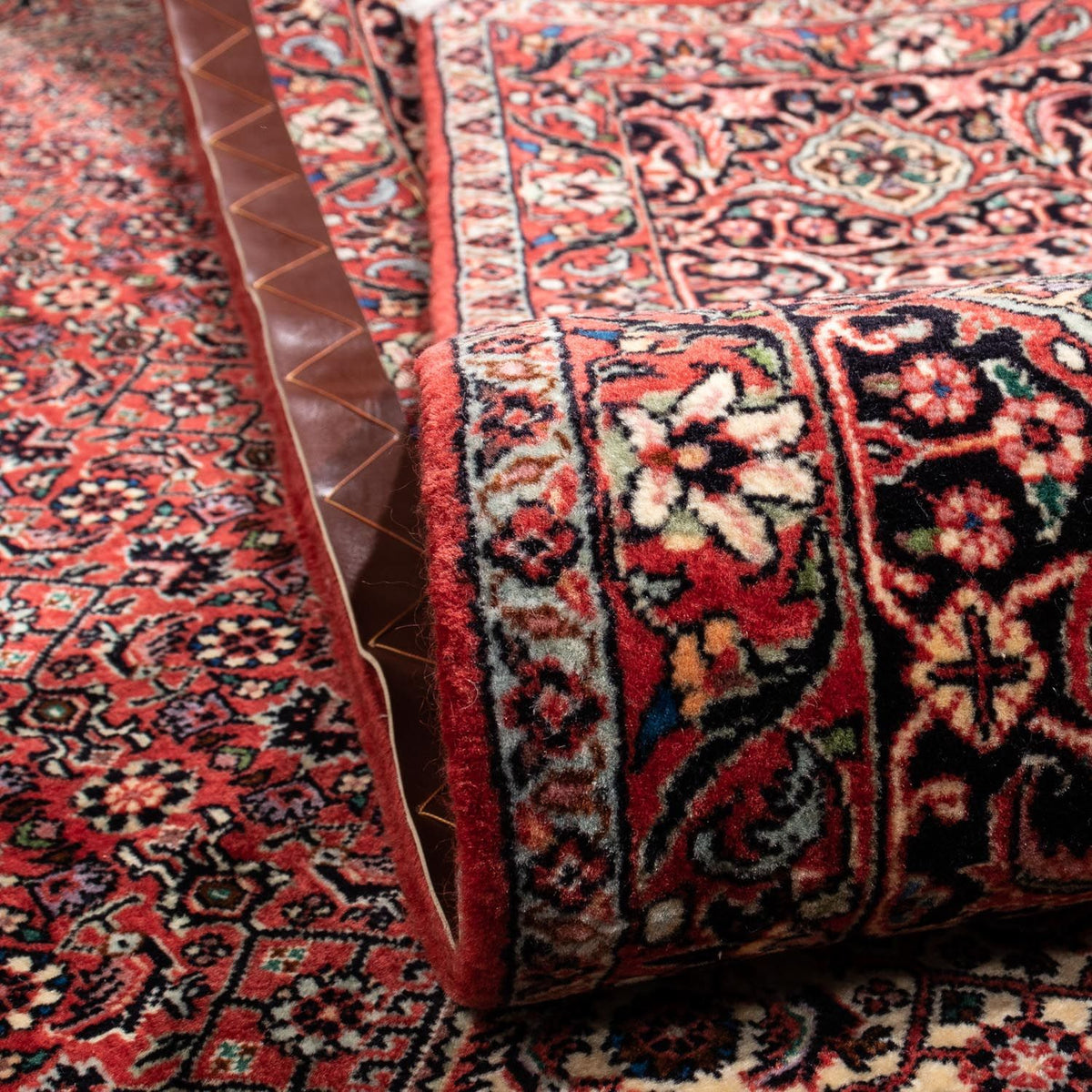 Alfombra persa - Bidjar - 350 x 252 cm - rojo