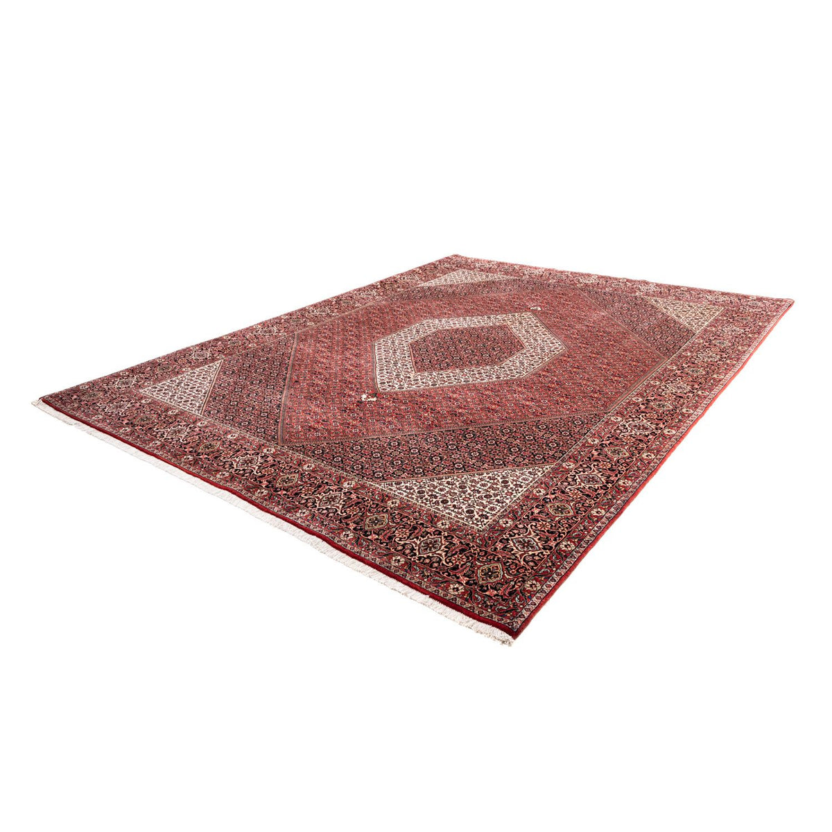 Alfombra persa - Bidjar - 350 x 252 cm - rojo