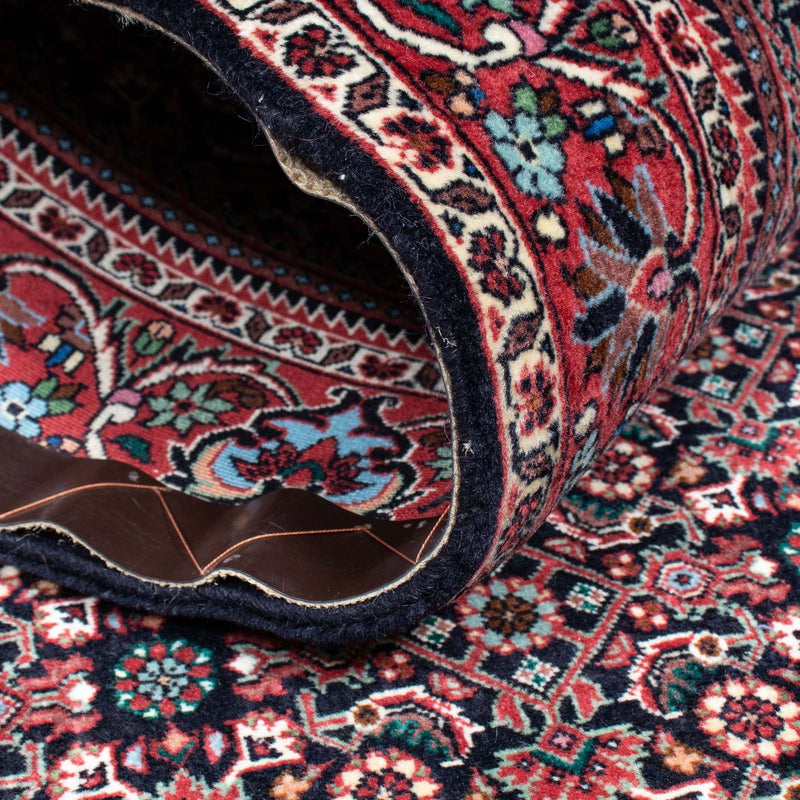 Alfombra de pasillo Alfombra persa - Bidjar - 209 x 98 cm - azul oscuro