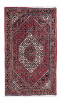Alfombra persa - Bidjar - 198 x 132 cm - rojo claro