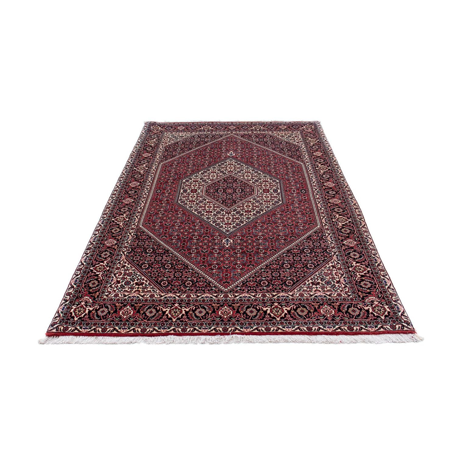 Alfombra persa - Bidjar - 217 x 131 cm - rojo claro