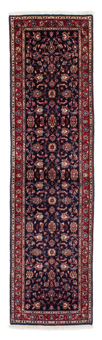 Alfombra de pasillo Alfombra persa - Keshan - 266 x 68 cm - azul oscuro