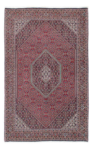 Alfombra persa - Bidjar - 212 x 133 cm - azul oscuro