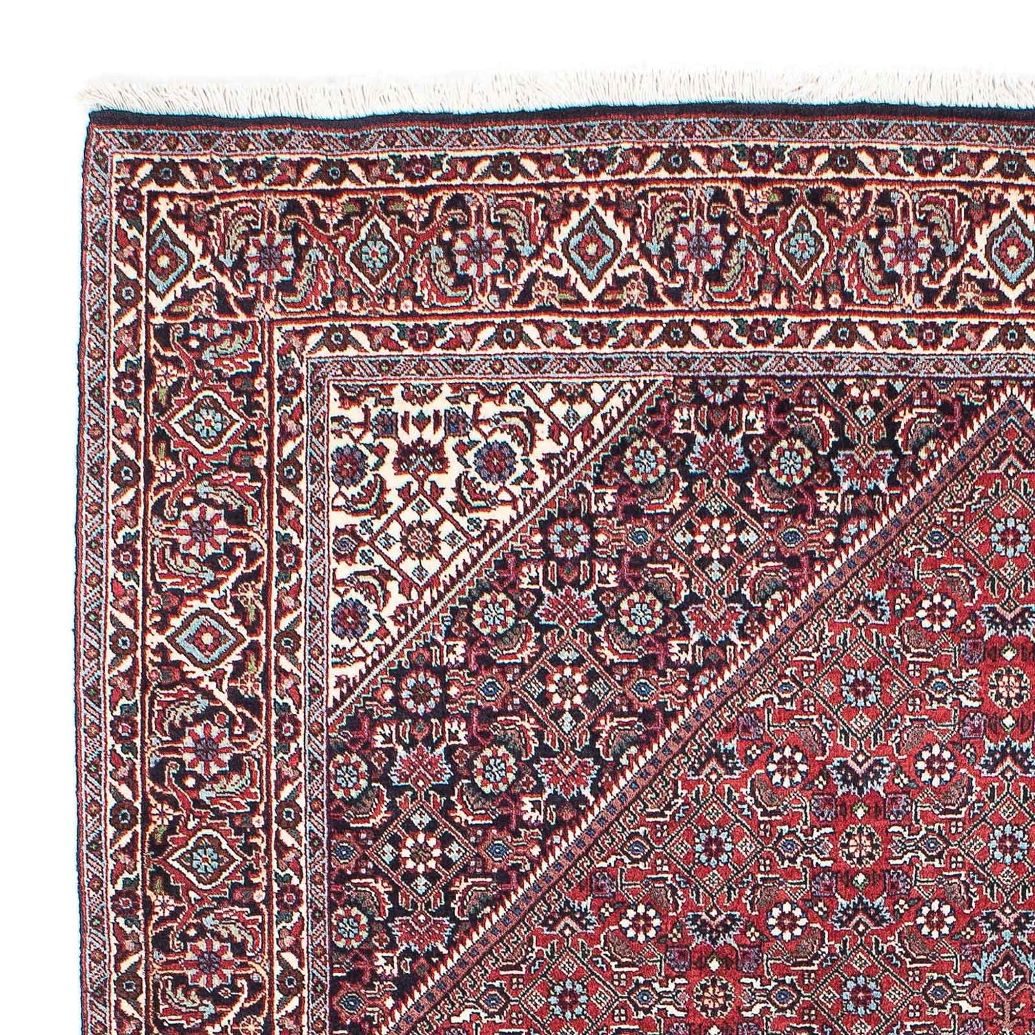 Alfombra persa - Bidjar - 212 x 133 cm - azul oscuro