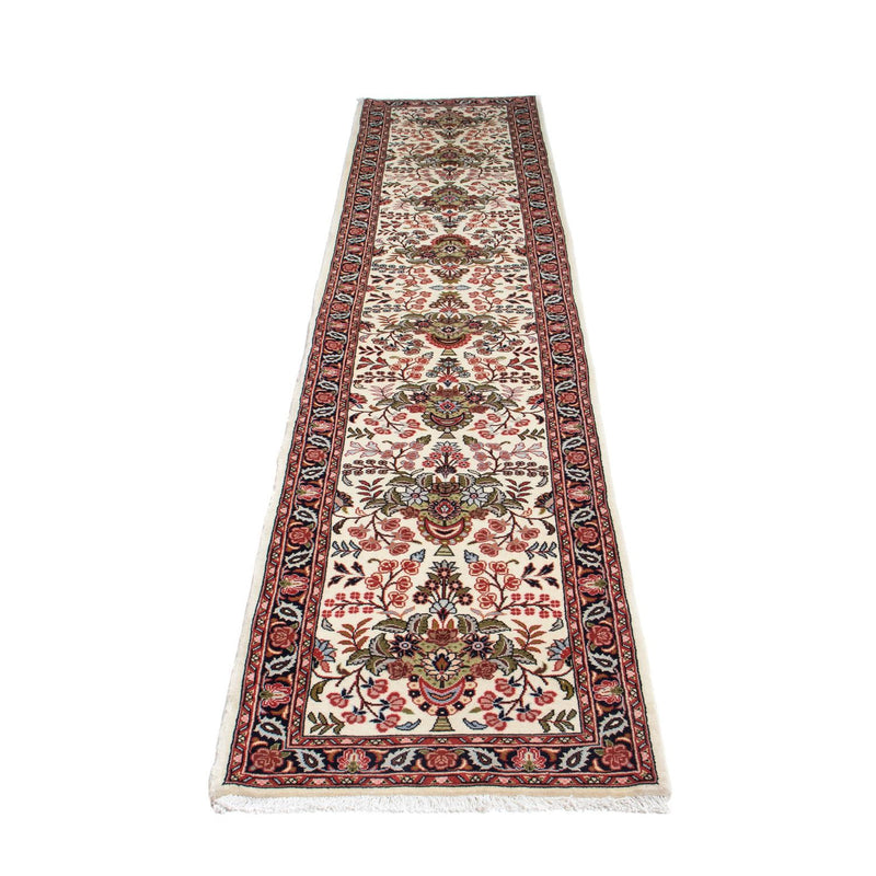 Alfombra de pasillo Alfombra persa - Bidjar - 312 x 59 cm - beige
