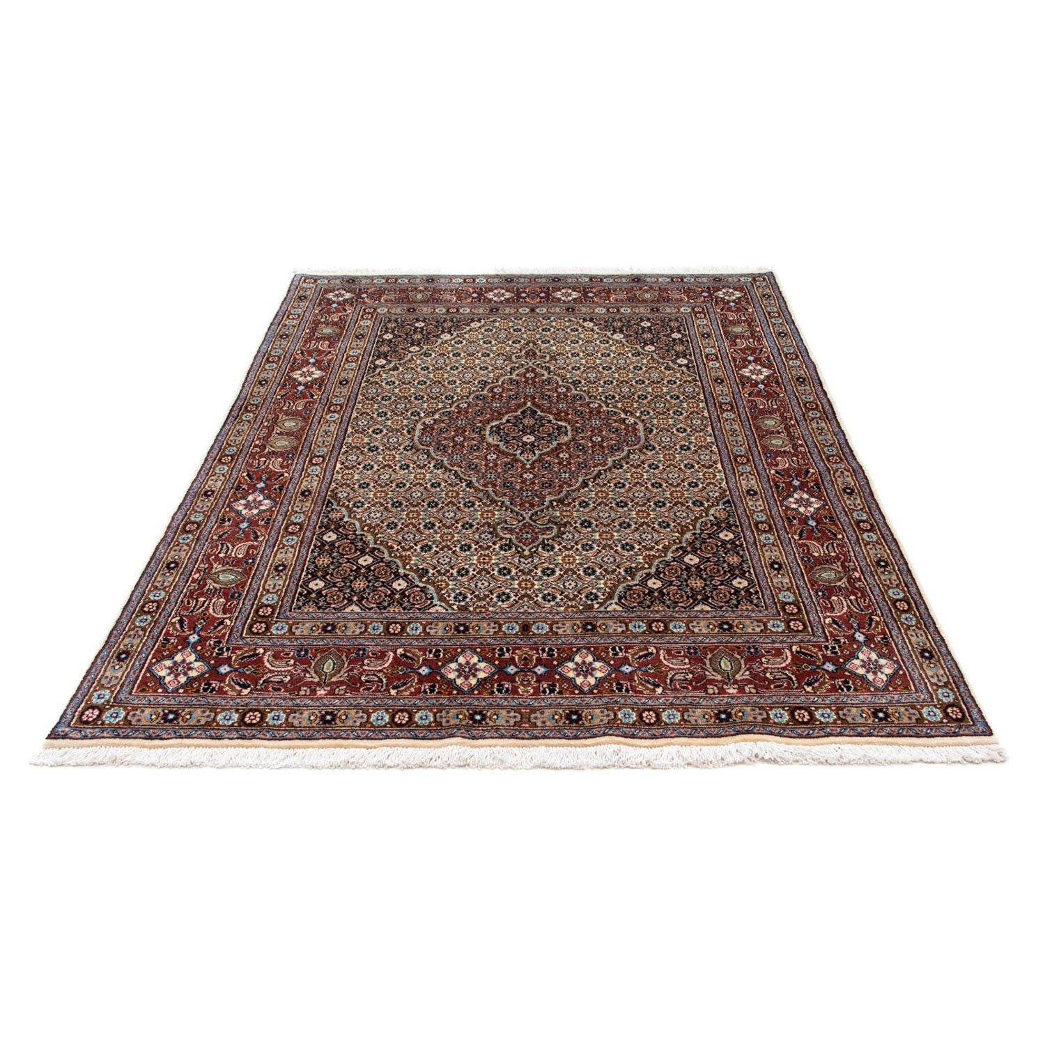 Alfombra persa - Clásica - 195 x 144 cm - beige