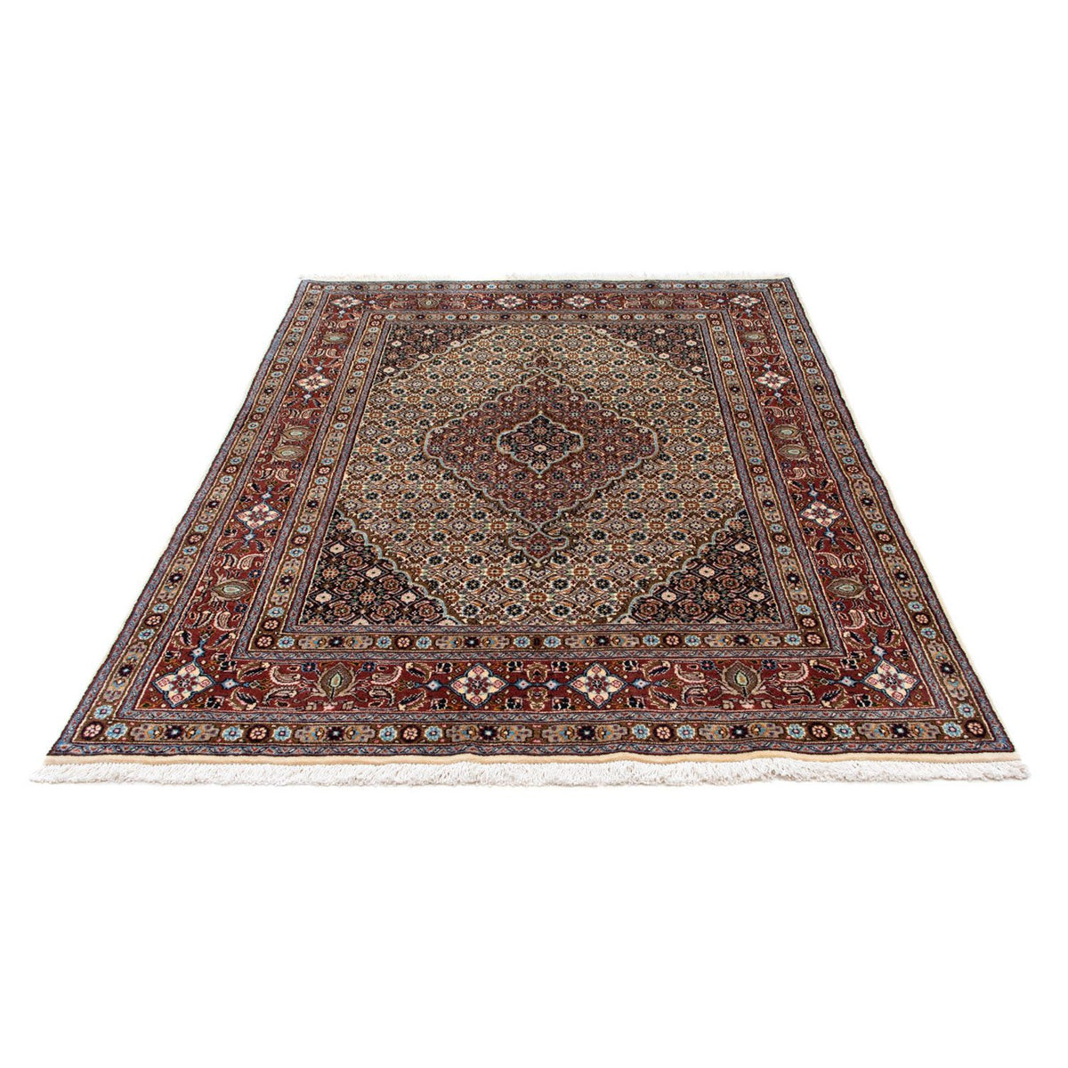 Alfombra persa - Clásica - 195 x 144 cm - beige