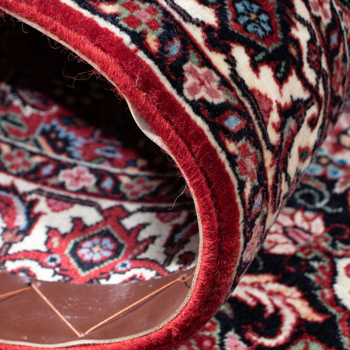 Alfombra de pasillo Alfombra persa - Bidjar - 200 x 73 cm - rojo