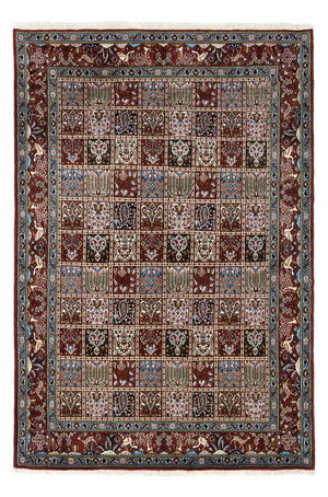 Alfombra persa - Clásica - 242 x 165 cm - rojo oscuro