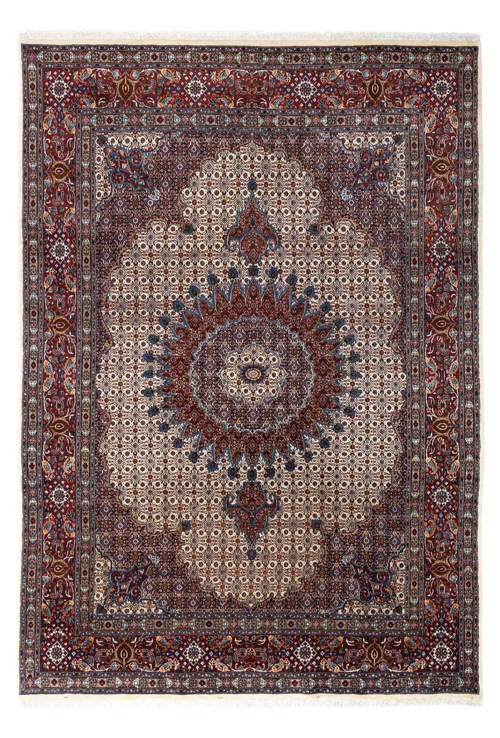 Alfombra persa - Clásica - 343 x 243 cm - rojo oscuro
