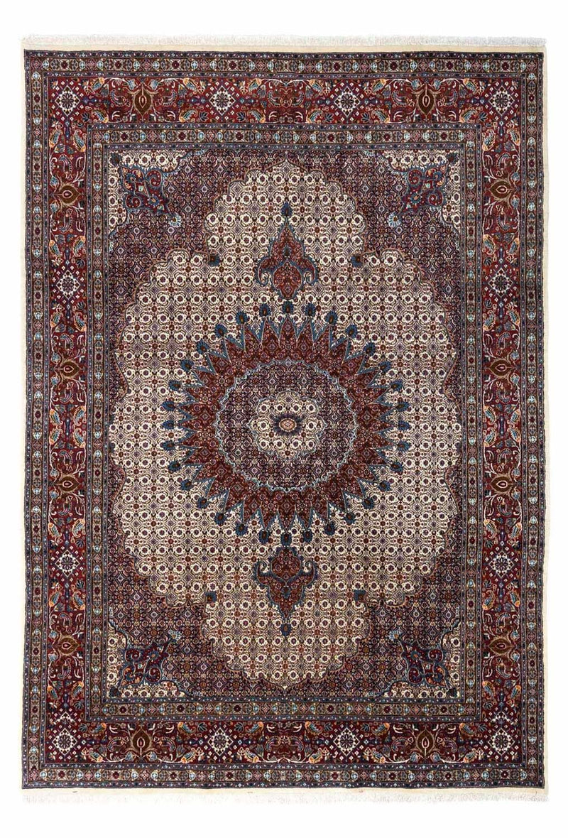 Alfombra persa - Clásica - 343 x 243 cm - rojo oscuro