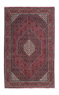 Alfombra persa - Bidjar - 204 x 131 cm - rojo claro
