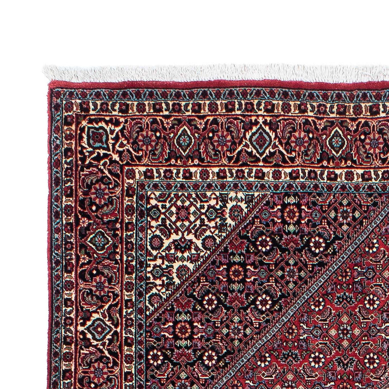 Alfombra persa - Bidjar - 204 x 131 cm - rojo claro