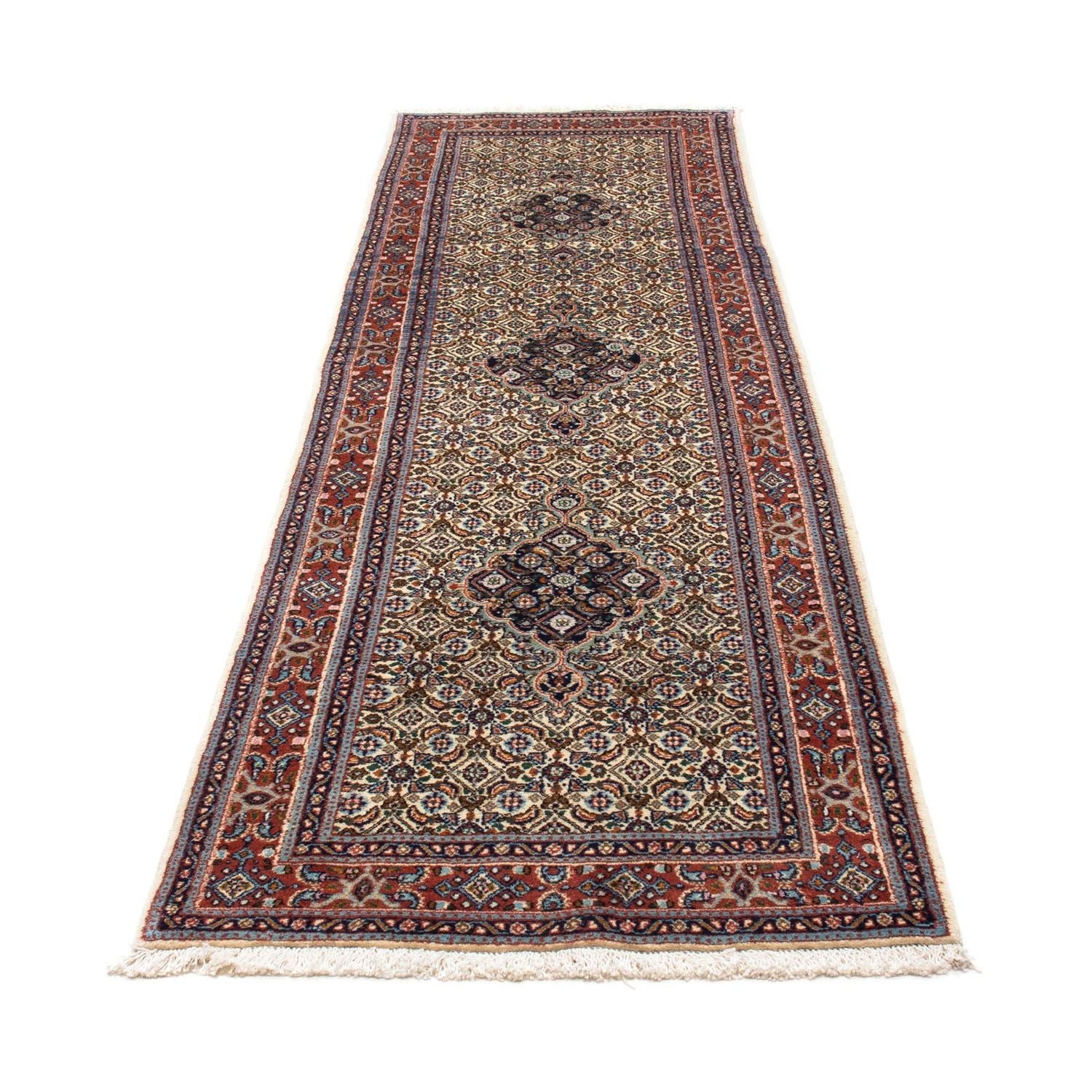 Alfombra de pasillo Alfombra persa - Clásica - 288 x 80 cm - beige
