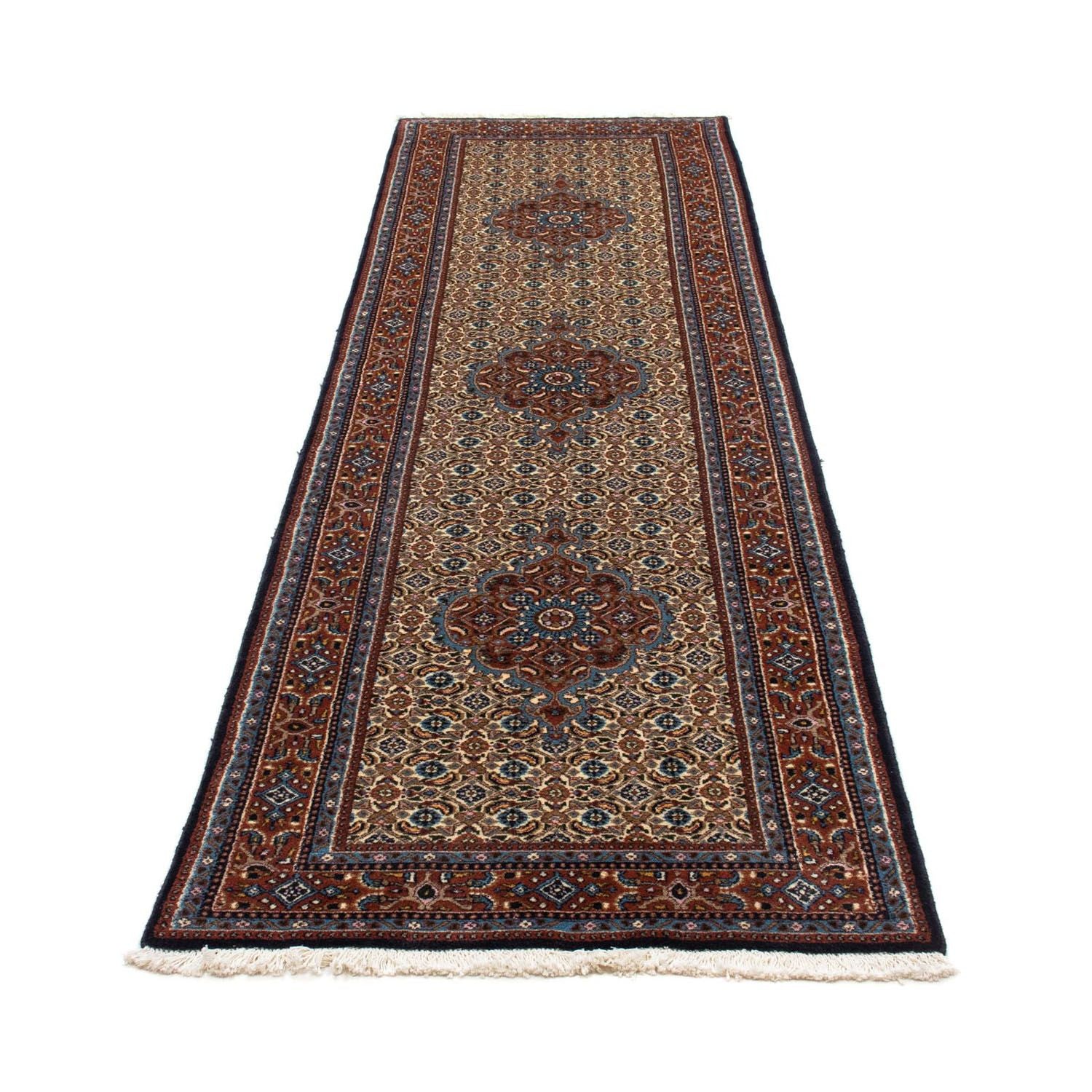 Alfombra de pasillo Alfombra persa - Clásica - 292 x 79 cm - beige