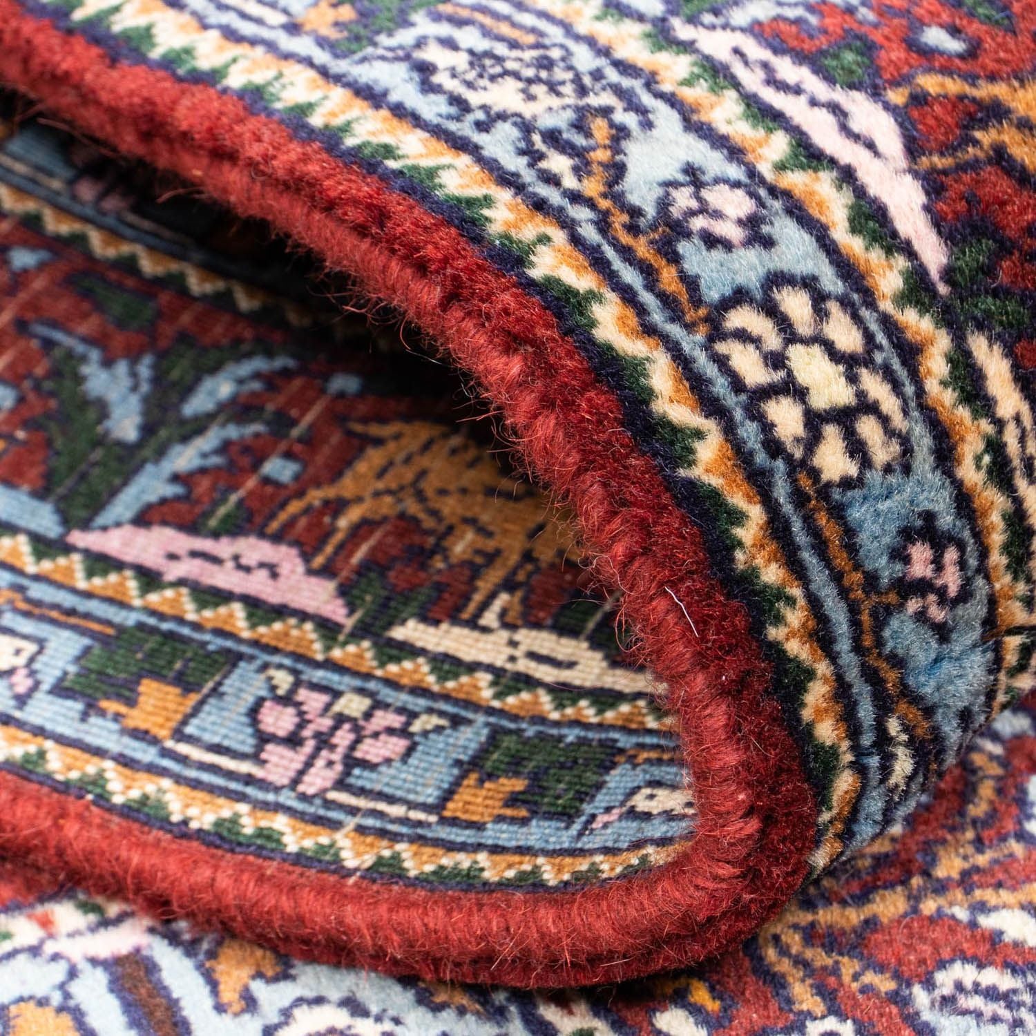 Alfombra de pasillo Alfombra persa - Clásica - 298 x 80 cm - rojo oscuro
