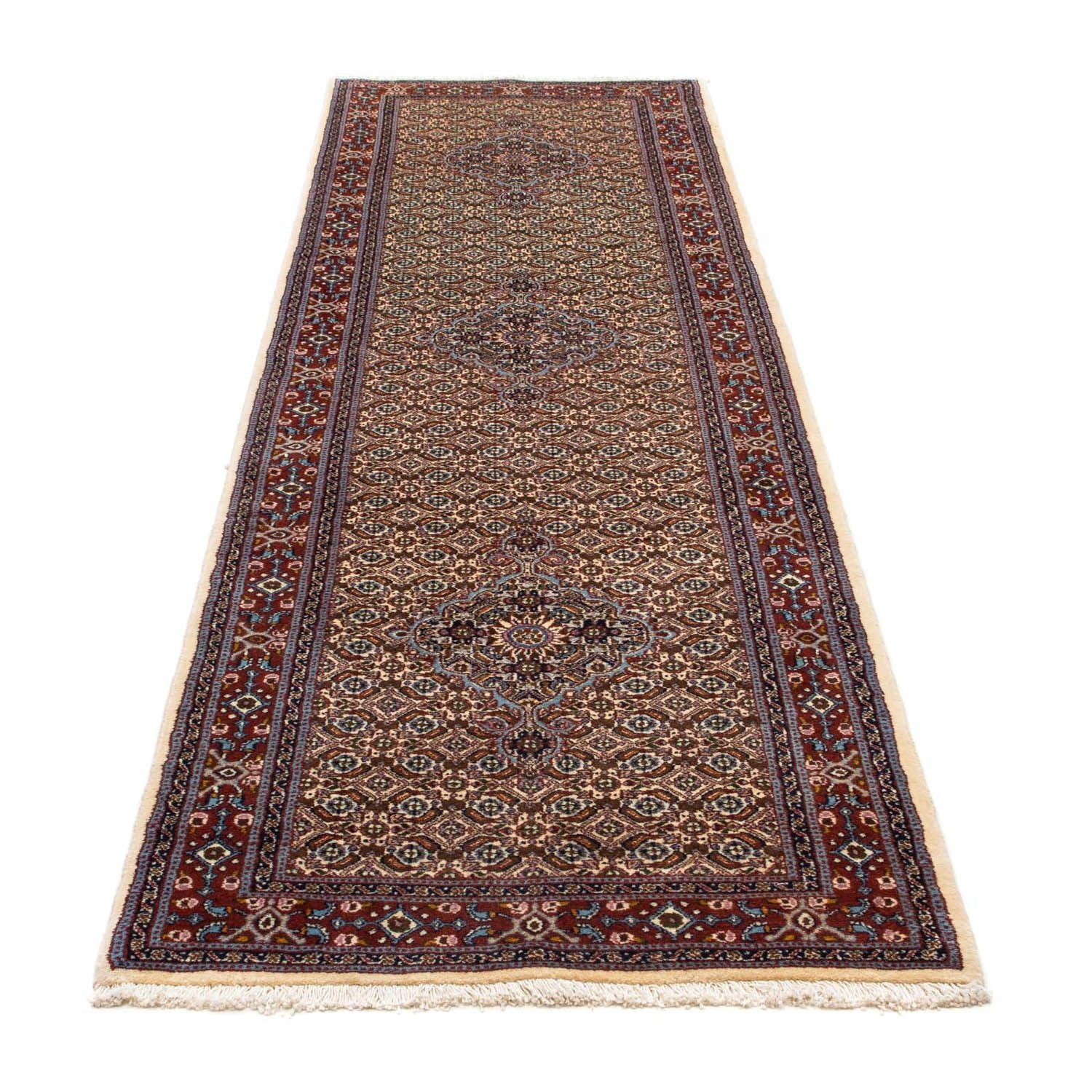 Alfombra de pasillo Alfombra persa - Clásica - 292 x 83 cm - beige