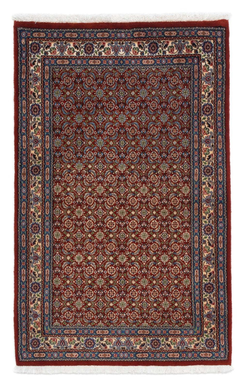 Alfombra persa - Clásica - 127 x 81 cm - rojo oscuro