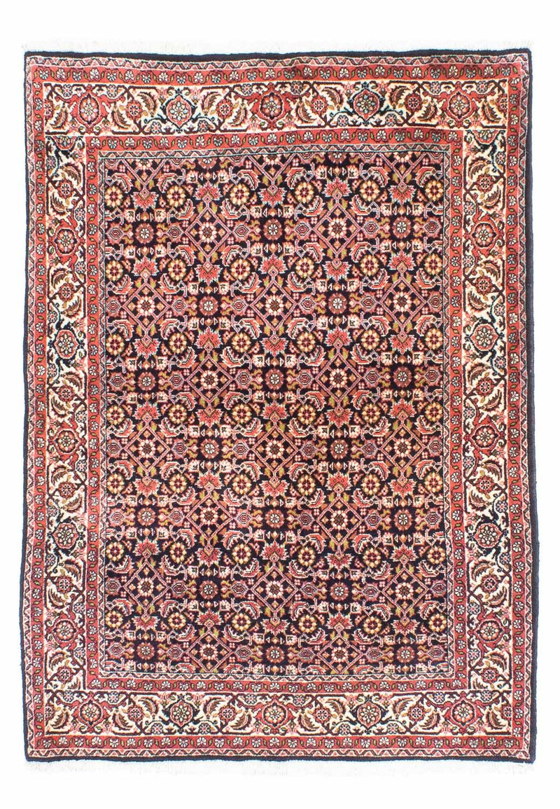 Alfombra persa - Bidjar - 158 x 110 cm - azul oscuro