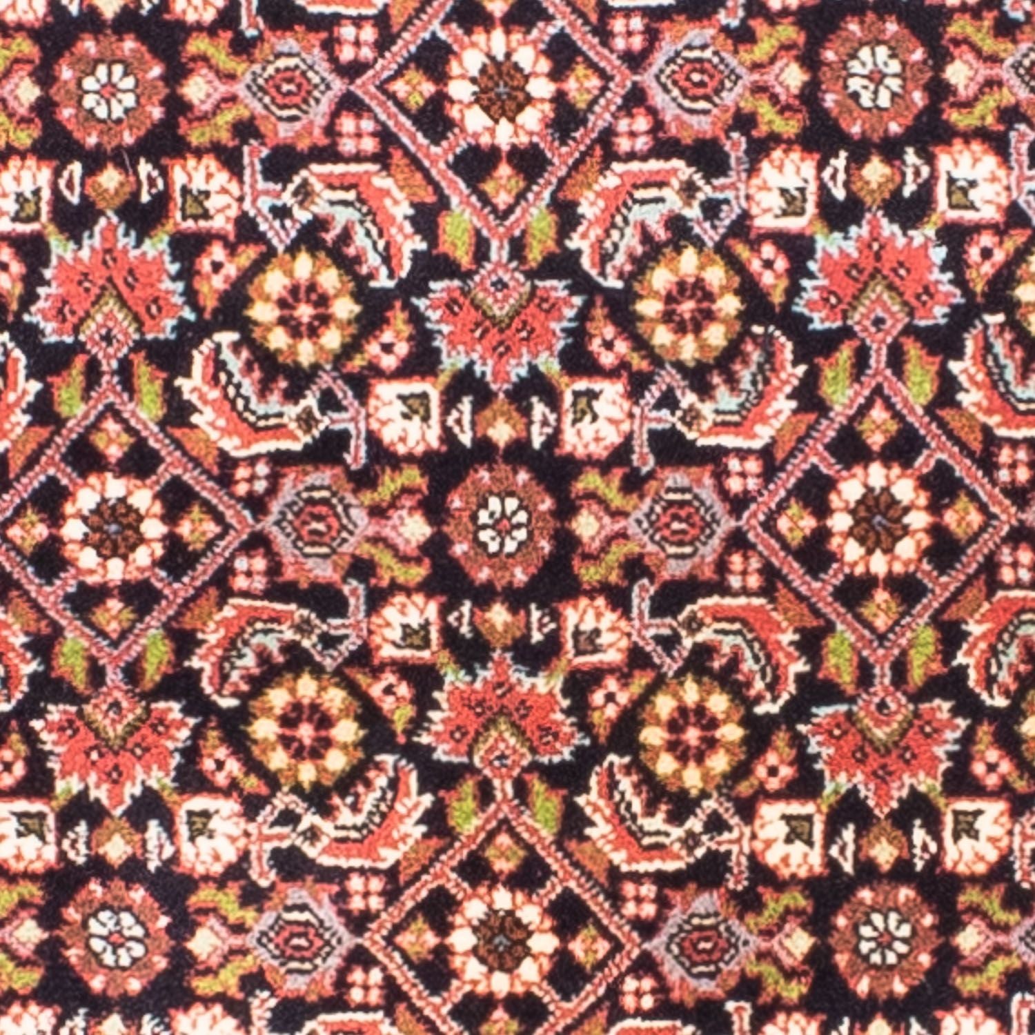 Alfombra persa - Bidjar - 158 x 110 cm - azul oscuro