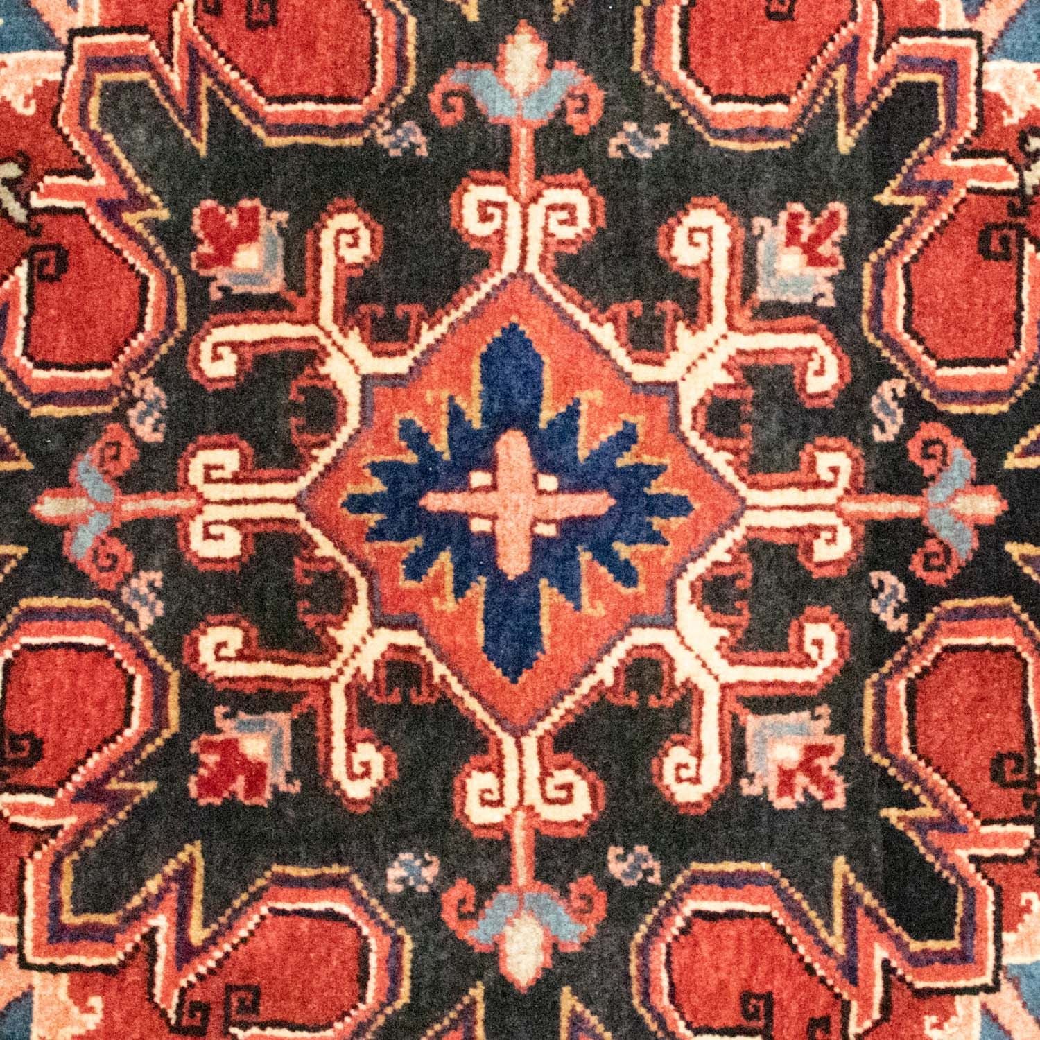 Alfombra persa - Nómada - 195 x 140 cm - rojo