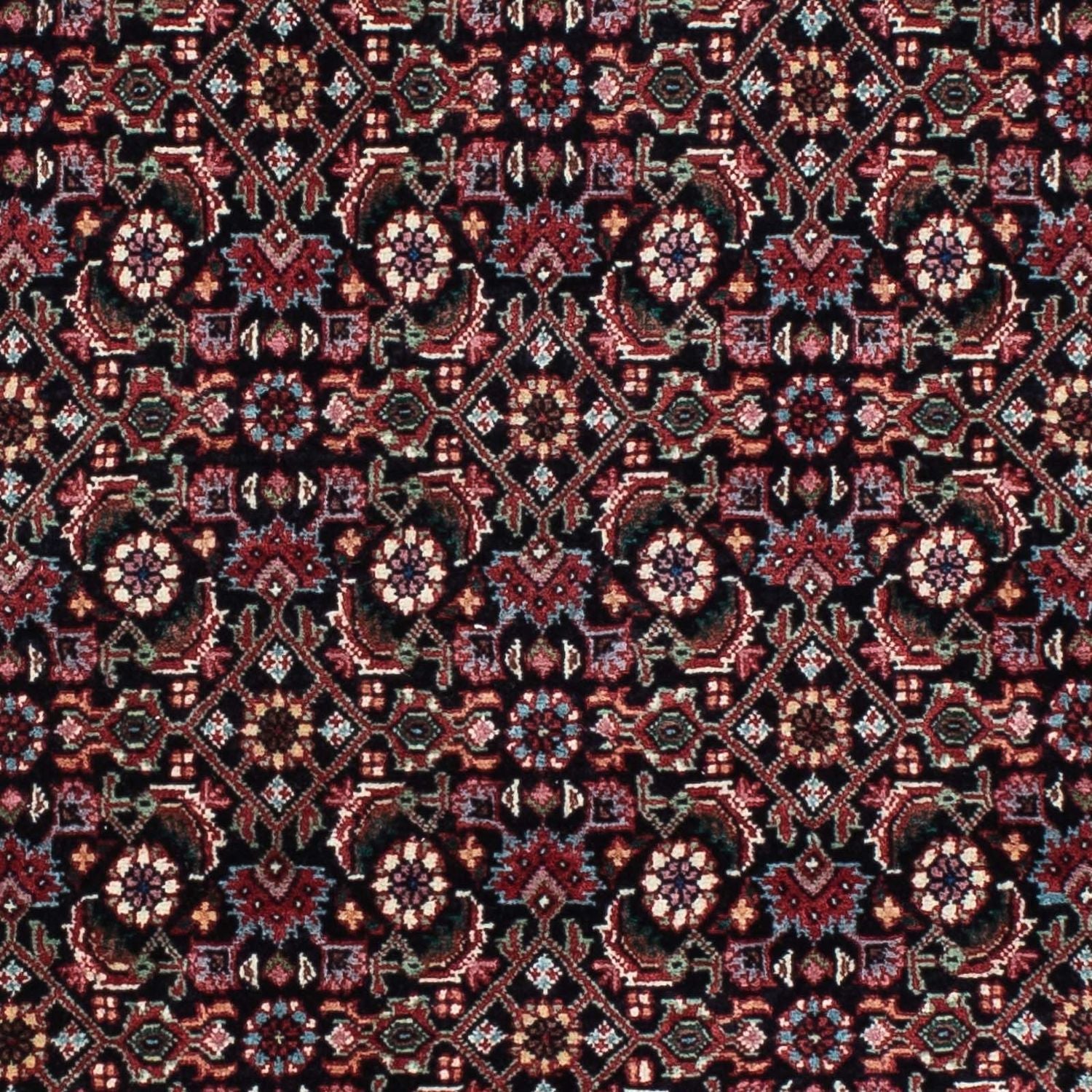 Alfombra de pasillo Alfombra persa - Bidjar - 194 x 72 cm - azul oscuro