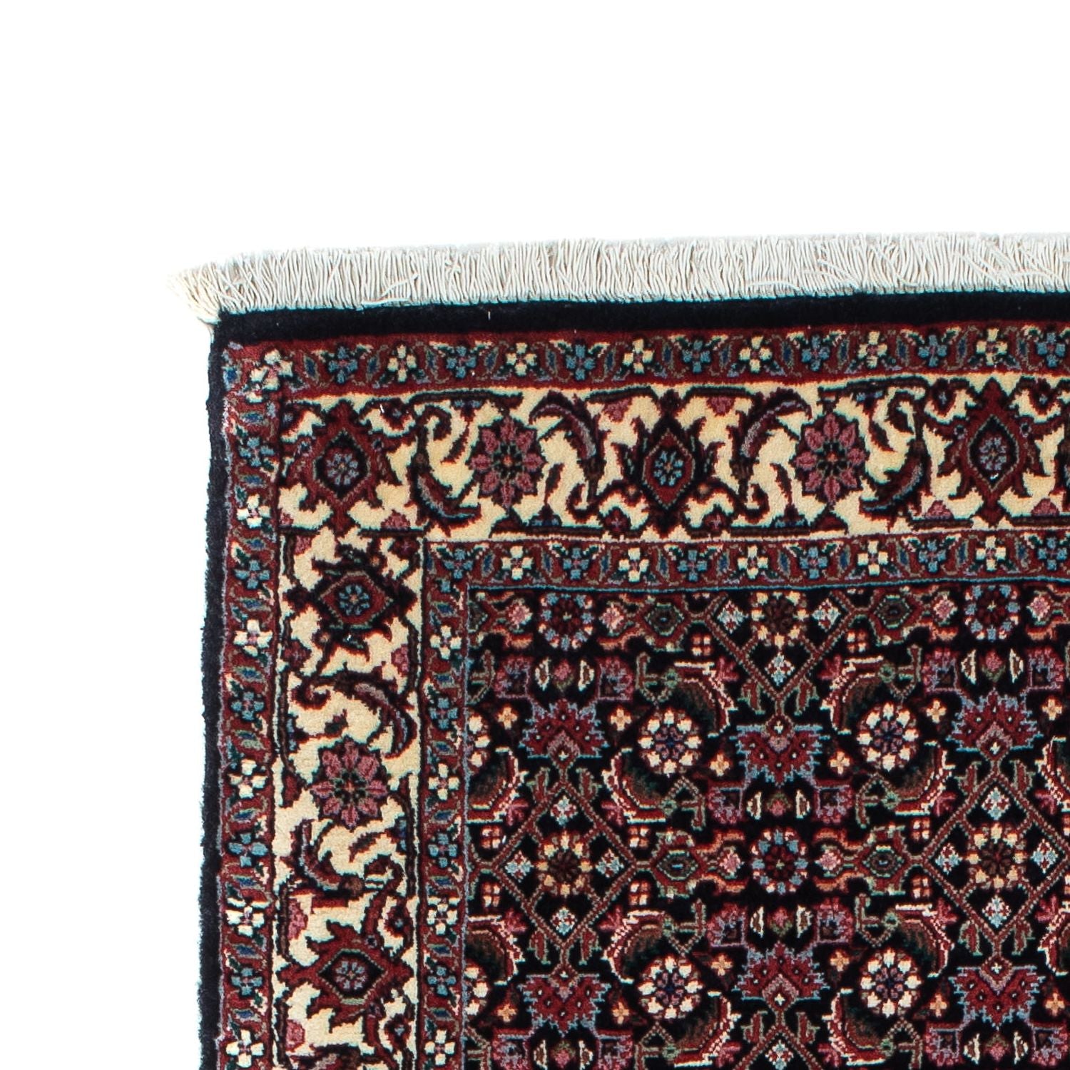 Alfombra de pasillo Alfombra persa - Bidjar - 194 x 72 cm - azul oscuro