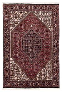 Alfombra persa - Bidjar - 177 x 112 cm - rojo oscuro