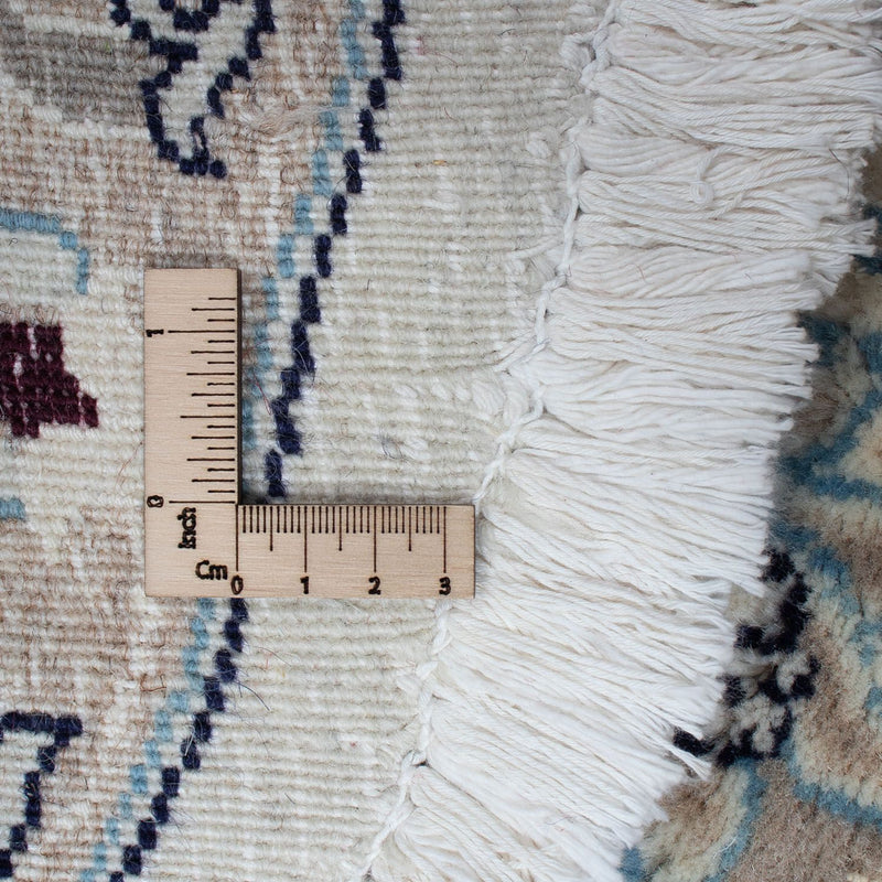 Alfombra persa - Nain redondo  - 250 x 250 cm - rojo oscuro