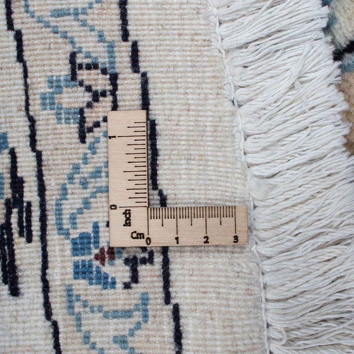 Alfombra persa - Nain redondo  - 248 x 248 cm - rojo oscuro