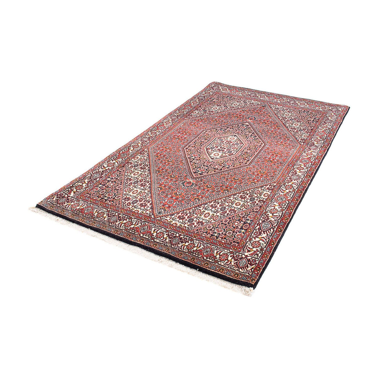 Alfombra persa - Bidjar - 190 x 110 cm - rojo