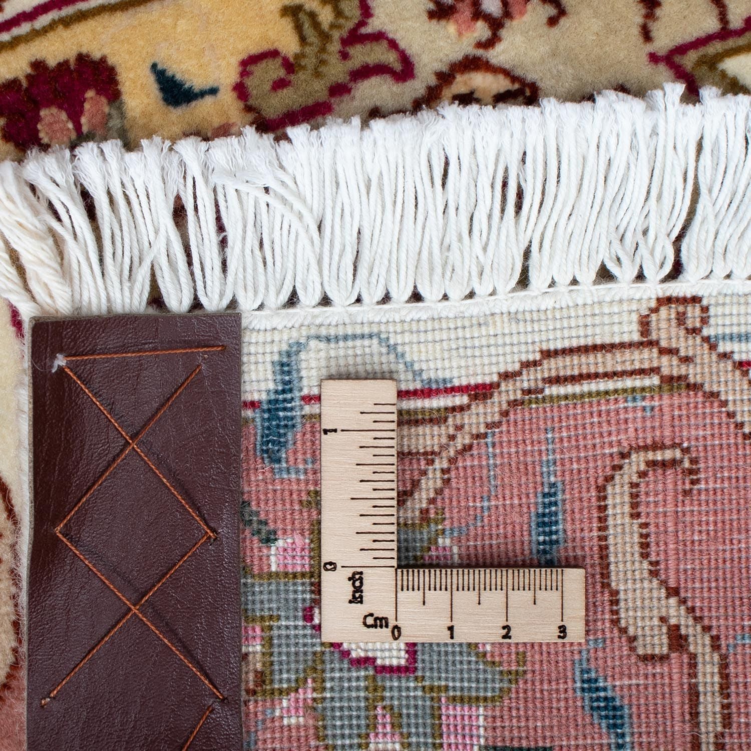 Alfombra Persa - Tabriz - Real - 89 x 58 cm - beige