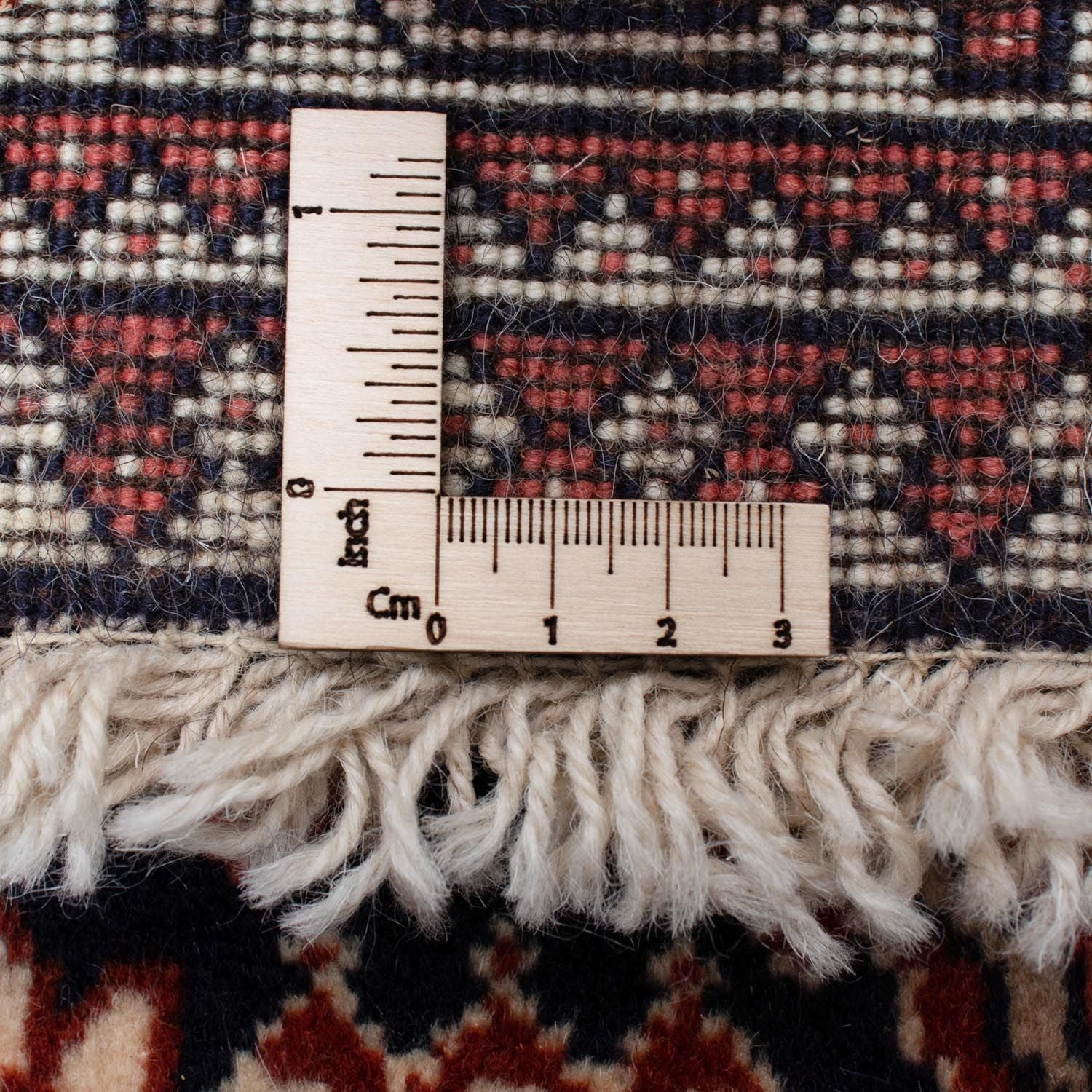 Alfombra persa - Nómada - 144 x 102 cm - azul oscuro