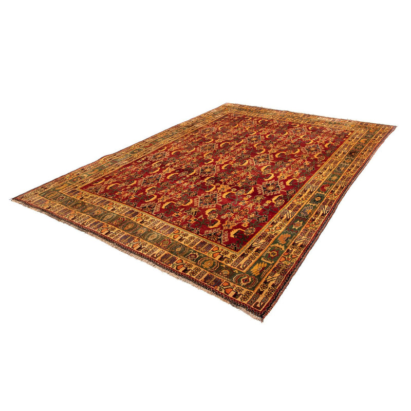 Alfombra persa - Nómada - 288 x 200 cm - rojo oscuro