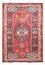 Alfombra persa - Nómada - 161 x 110 cm - rojo oscuro
