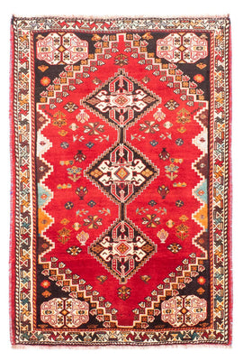 Alfombra persa - Nómada - 167 x 115 cm - rojo oscuro