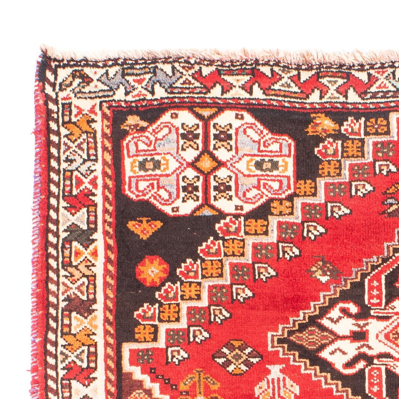 Alfombra persa - Nómada - 167 x 115 cm - rojo oscuro